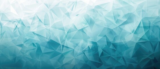 Canvas Print - Abstract Light Blue Geometric Pattern with Gradient for Business Design.