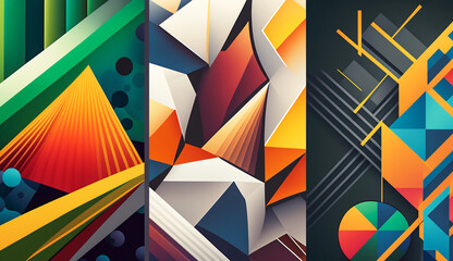 Poster - Modern Geometric Design Background