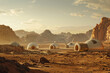 Exploring Mars with astronauts and establishing human settlements.

