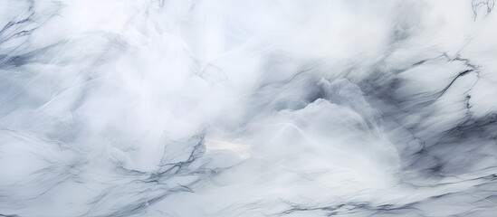 Wall Mural - a detailed shot capturing the intricate white marble texture contrasted against a cloudy sky, showca