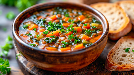 Sticker - Wholesome Vegan Soup. Vegetable Dinner