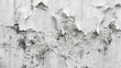 Vecchio muro rovinato verniciato di bianco 