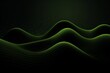 dark background illustration with olive fluorescent lines, in the style of realistic olive skies, rollerwave