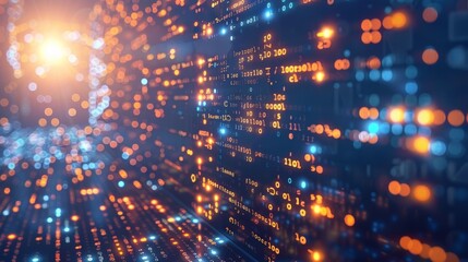 abstract background of coding software for artificial intelligence, wallpaper