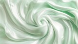 Fototapeta  - mint white chocolate or mint cream swirl texture smear smooth delicious backgrounds.