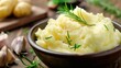 Image of bowl of creamy mashed potatoes.