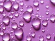 water droplets on all mauve, matte background