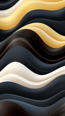 Wall Mural - Abstract Wavy Lines Background

