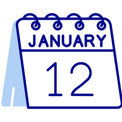 Sticker - 12th of January Icon