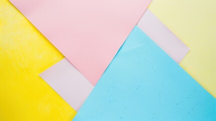 Wall Mural - colorful paper for minimalist background