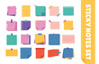 © zero - Sticky Notes Illustration Vector Set