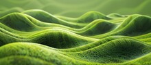 Abstract Background With Green Carpet