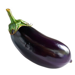 eggplant isolated on transparent background