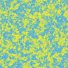 Canvas Print - Abstract seamless pattern colorful background with chaos of tiles