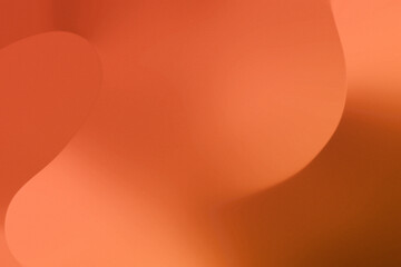 Wall Mural - abstract background with orange gradient dynamic line waves on graphic design background. idea for w