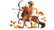 Greek Mythology Clipart Flat vector 
