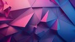 Futuristic 3d metal paper cut design with geometric shapes and gradient background in abstract pink, lilac, purple, blue, and dark tones - website banner or web effect illustratio