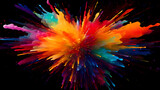 Fototapeta Sypialnia - Liquid abstract background illustration colorful fluid splash flow