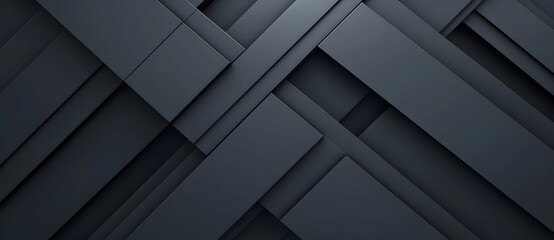 Wall Mural - Dark Business Background geometric shapes top view 