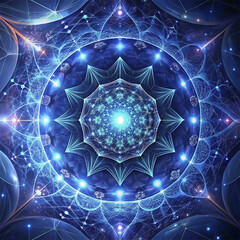Wall Mural - abstract fractal. fractal art background for creative design. decoration for wallpaper, desktop, pos