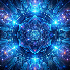 Wall Mural - abstract fractal. fractal art background for creative design. decoration for wallpaper, desktop, pos