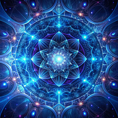 Wall Mural - abstract fractal. fractal art background for creative design. decoration for wallpaper, desktop, pos