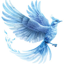 Crown Clipart Transparent Blue Fantasy Bird