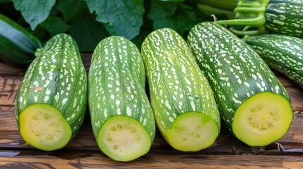 Wall Mural - zucchini in the garden