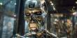 GENOVA, ITALY - MAY 4, 2016: Terminator T-800, International cinema museum in Genova, Italy. Museum with collections about the popular Hollywood movies. generative ai 