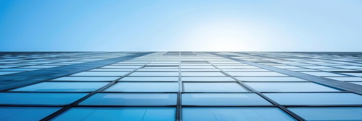 Modern office building detail. Architectural detail of modern skyscraper.