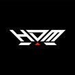 HDM letter logo vector design, HDM simple and modern logo. HDM luxurious alphabet design
