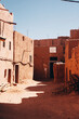 M'Hamid El Hjizlane - old village next to Sahara desert and Mhamid city. Kasbach, province of Zagora in Morocco