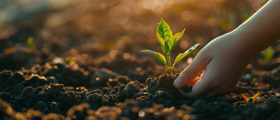 Poster - With a tree planting concept, volunteers are helping to save the world's natural environment and sustain a sustainable ecosystem.