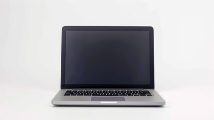 Leinwandbilder - The modern laptop is isolated on a white background