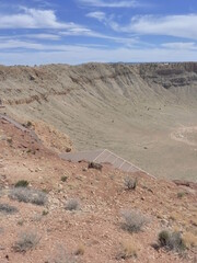 Canvas Print - Meteor Crater Arizona Etats-Unis