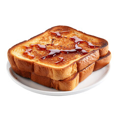 Wall Mural - Cinnamon Toast isolated on transparent background