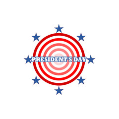 Wall Mural - Presidents day icon isolated on transparent background