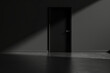 © grey - A door in a room, minimalism