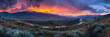 Stunning panoramic photo of the Idaho state landscape