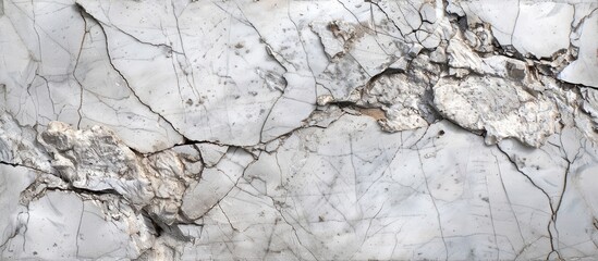 Wall Mural - Marble piece with natural, unpolished texture and cracks