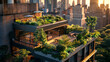 Skyline Sanctuaries: Vibrant Rooftop Gardens Enlivening Urban Spaces with Greenery and Serene Settings