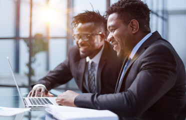 Black hr manager interviewing job candidate. Employment hiring human resources concept