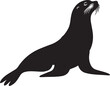 Sea Lion Silhouettes EPS Sea Lion Vector Sea Lion Clipart