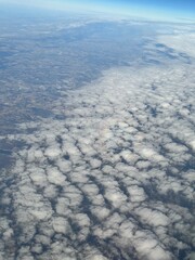 view of the clouds