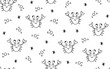 © AR_pic - crab. doodle. a hand-drawn crab. the texture. the pattern. seamless pattern. a pattern for textiles. packaging, gift wrappers. vector. lines. boobles