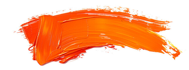 Poster - Orange Paint Splashes