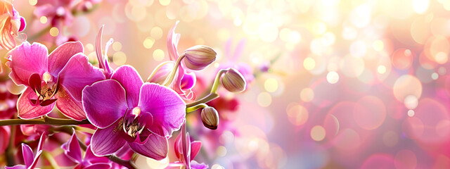 Poster - Pink Orchid in Spring