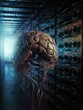 A computer system modeled on the human brain and nervous system, neural network, artificial intelligence