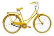 Bright Yellow Bicycle with Clipping Path Isolated on White Background. Perfect for Bike Activity or Transportation Concept