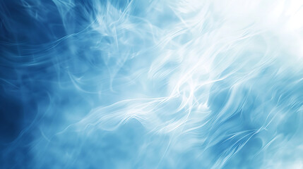 Wall Mural - abstract background of blue waves and a water surface. Blue brush gradient texture. generative ai